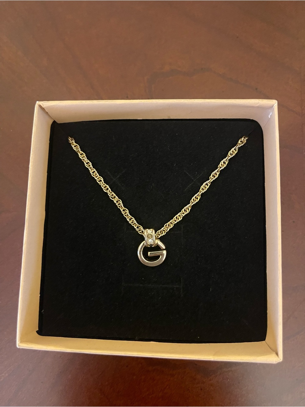 Givenchy Gold-Tone 'G' 16” Pendant Necklace - Women's Jewelry